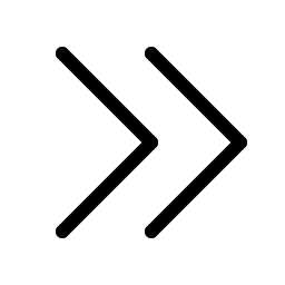 caret double right light icon