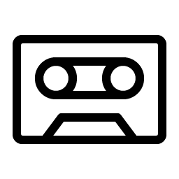 cassette tape light icon