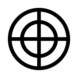 chart polar light icon