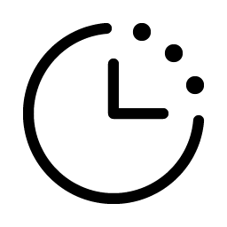 clock countdown light icon