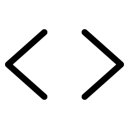 code simple light icon