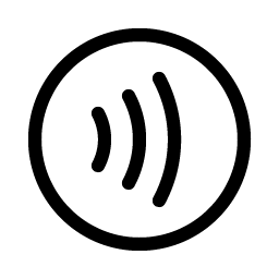 contactless payment light icon