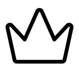 crown simple light icon