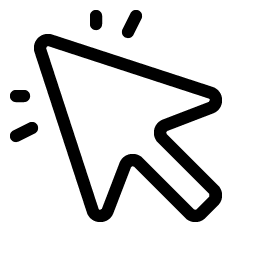 cursor click light icon