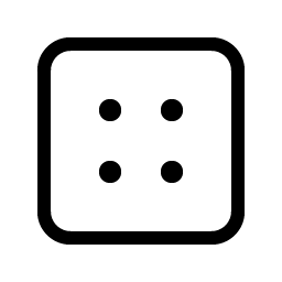 dice four light icon