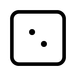 dice two light icon
