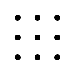 dots nine light icon