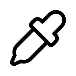 eyedropper light icon