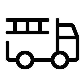 fire truck light icon