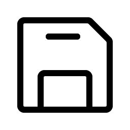 floppy disk light icon