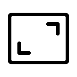 frame corners light icon