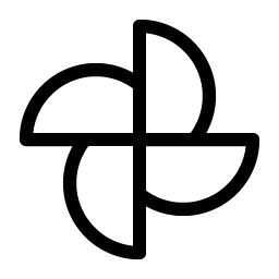 google photos logo light icon