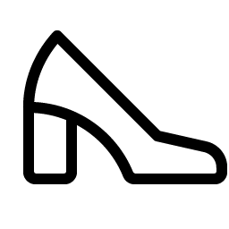 high heel light icon