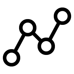 line segments light icon