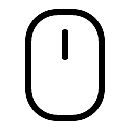 mouse simple light icon