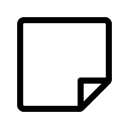 note blank light icon