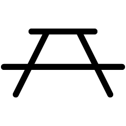 picnic table light icon