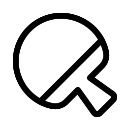 ping pong light icon