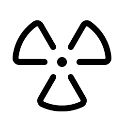 radioactive light icon