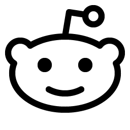 reddit logo light icon