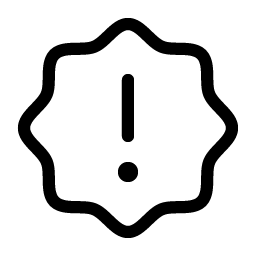 seal warning light icon