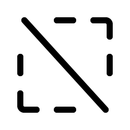 selection slash light icon