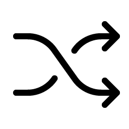 shuffle light icon