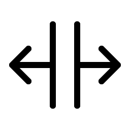 split horizontal light icon