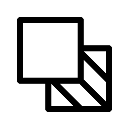 subtract square light icon