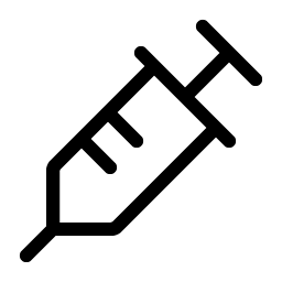 syringe light icon
