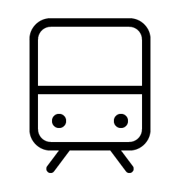 train simple light icon