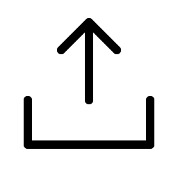 upload simple light icon