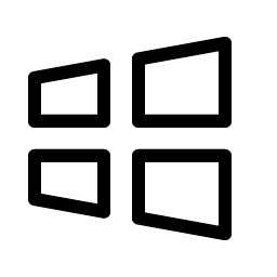 windows logo light icon