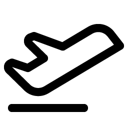 airplane takeoff icon