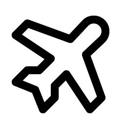 airplane tilt icon