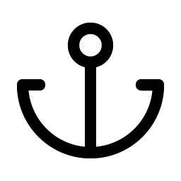 anchor simple icon