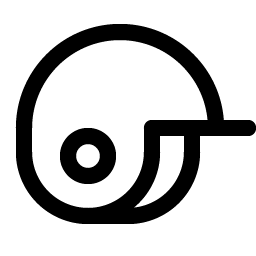 baseball helmet icon
