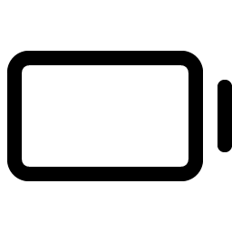 battery empty icon