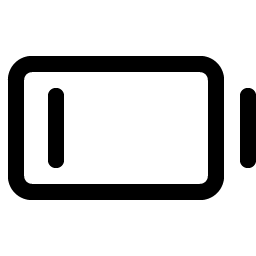 battery low icon