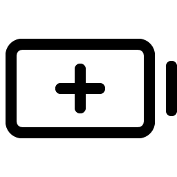 battery plus icon