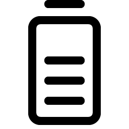 battery vertical high icon