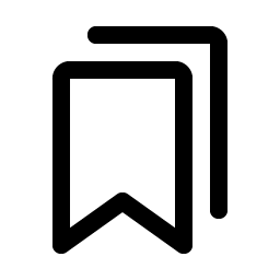 bookmarks simple icon
