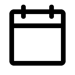calendar blank icon