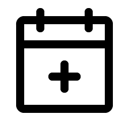 calendar plus icon