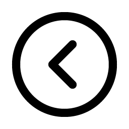 caret circle left icon