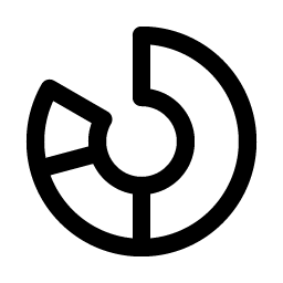 chart donut icon