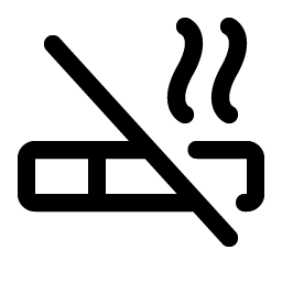 cigarette slash icon