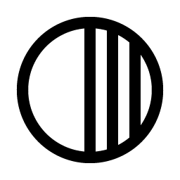 circle half icon
