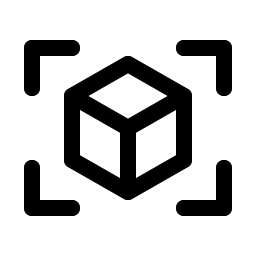 cube focus icon
