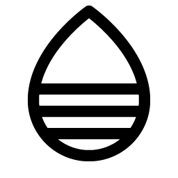 drop half bottom icon